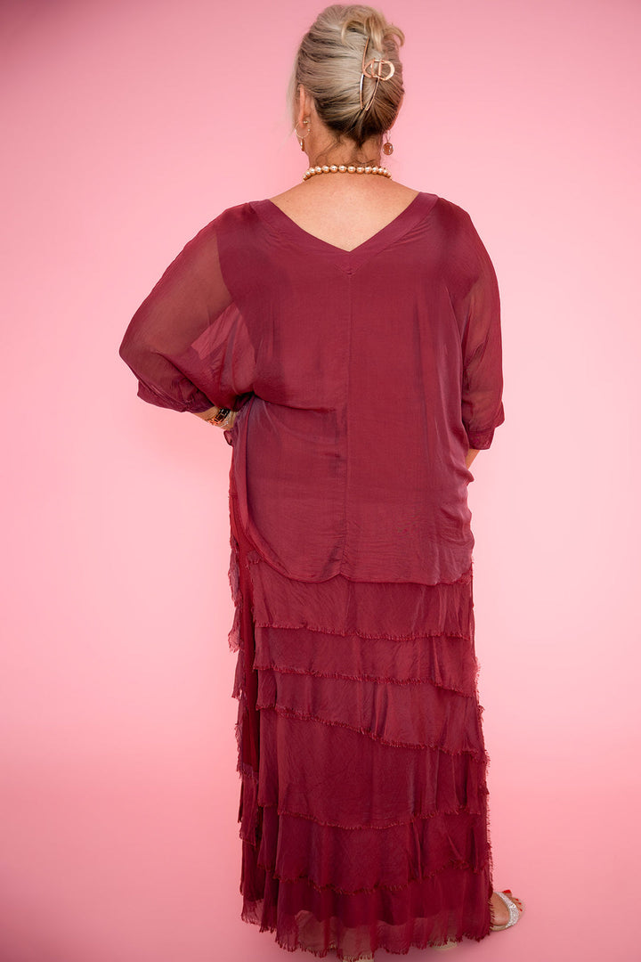 Catherine Silk Skirt