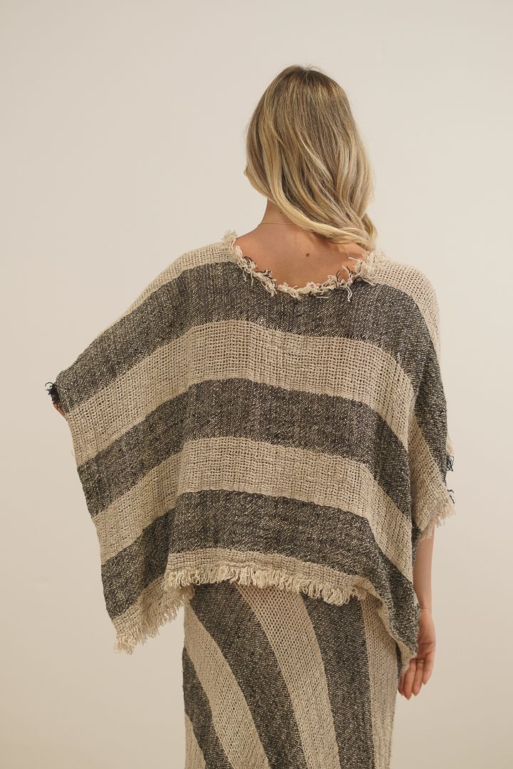 Sarita Weave Top Stripe