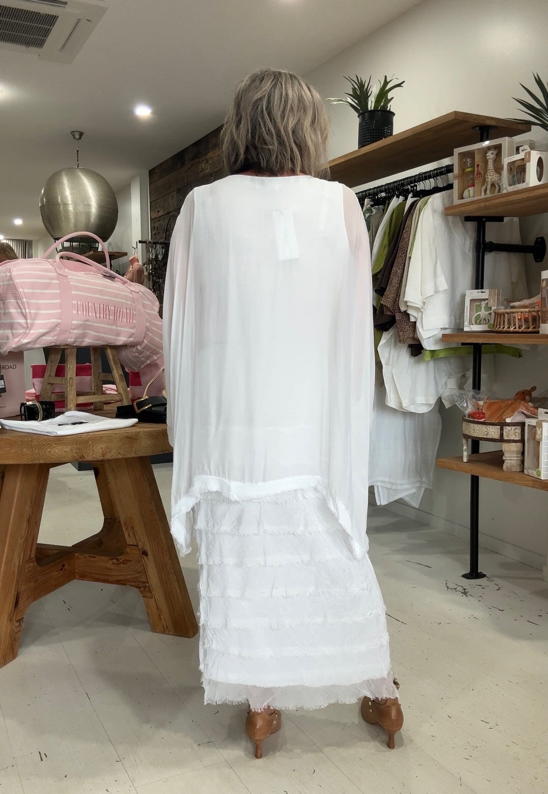 Ella Silk Layers Dress