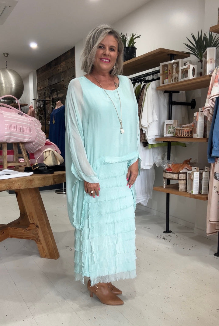 Ella Silk Layers Dress