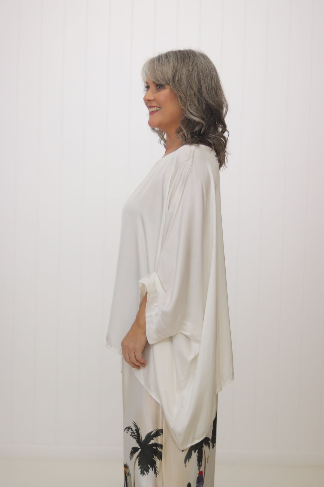 Portofino Batwing Silk Top