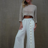 Bruna Button Pants