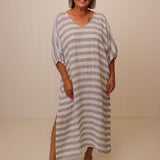 Rosa Stripe Kaftan