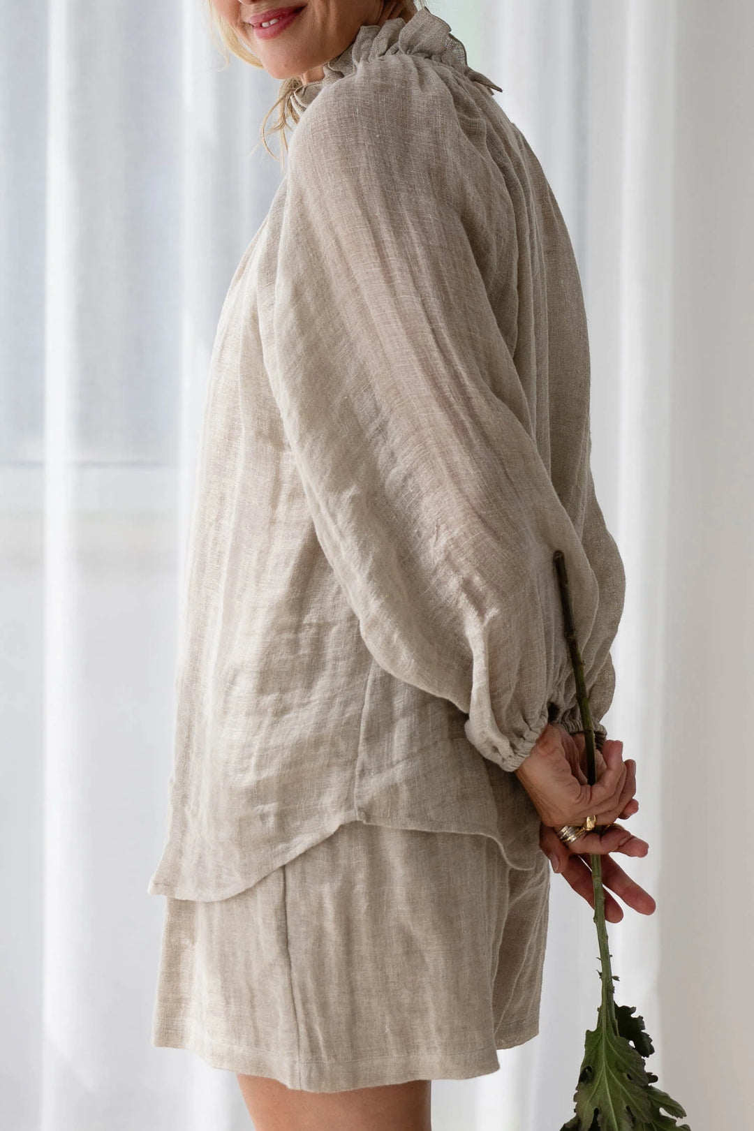 Lulu Reversible Linen Top