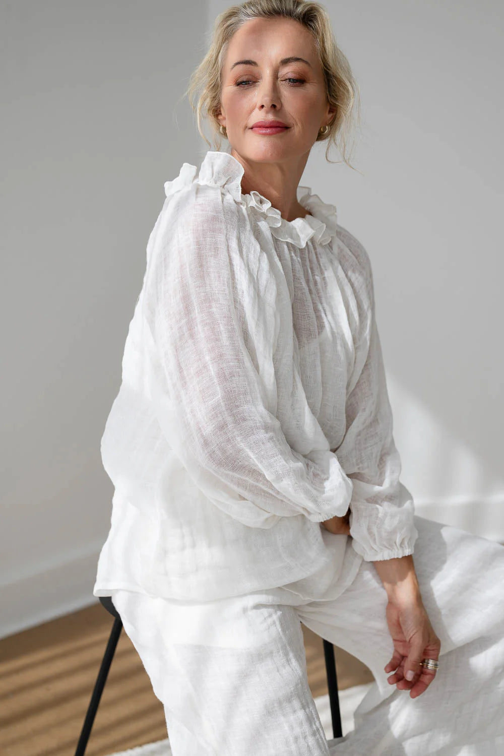 Lulu Reversible Linen Top
