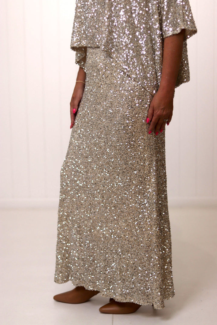 Donna Sequin Skirt