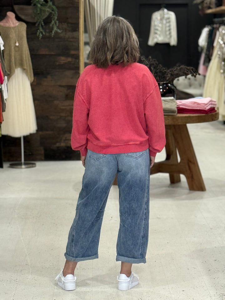 Vintage Crop Sweat