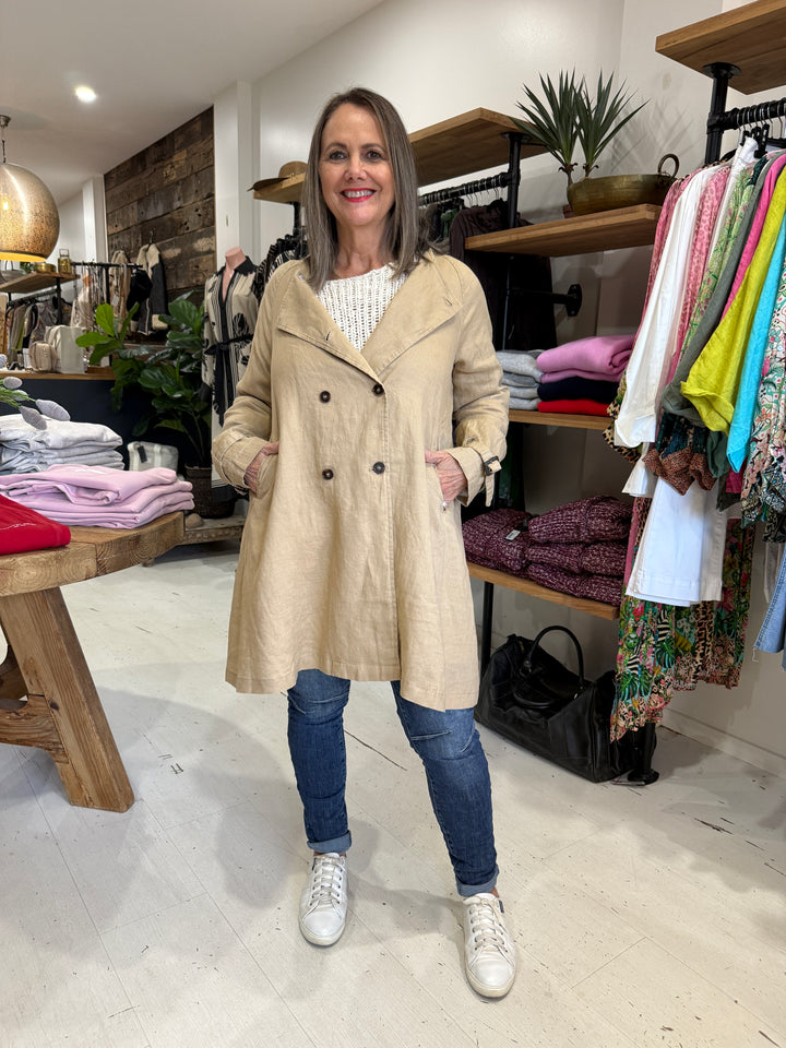 Berg French Linen Coat