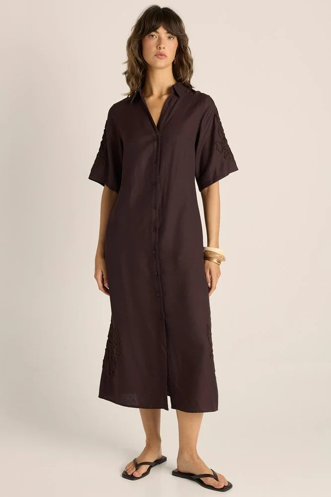 Bronte Embroidered Dress