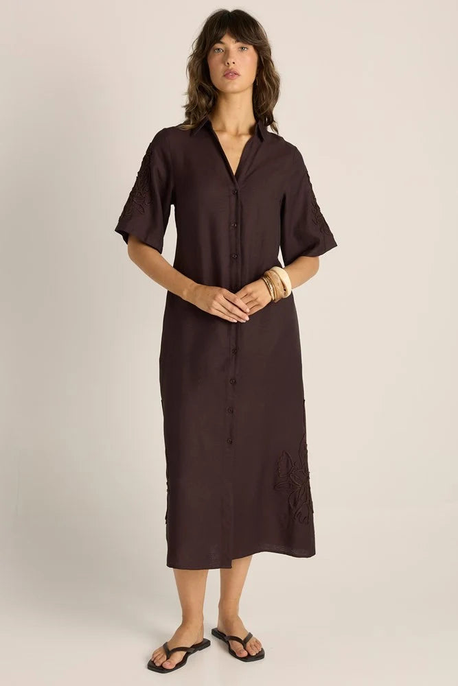 Bronte Embroidered Dress