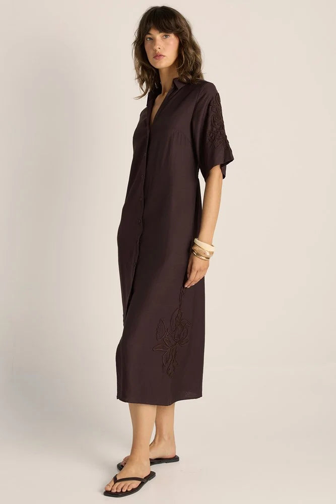 Bronte Embroidered Dress