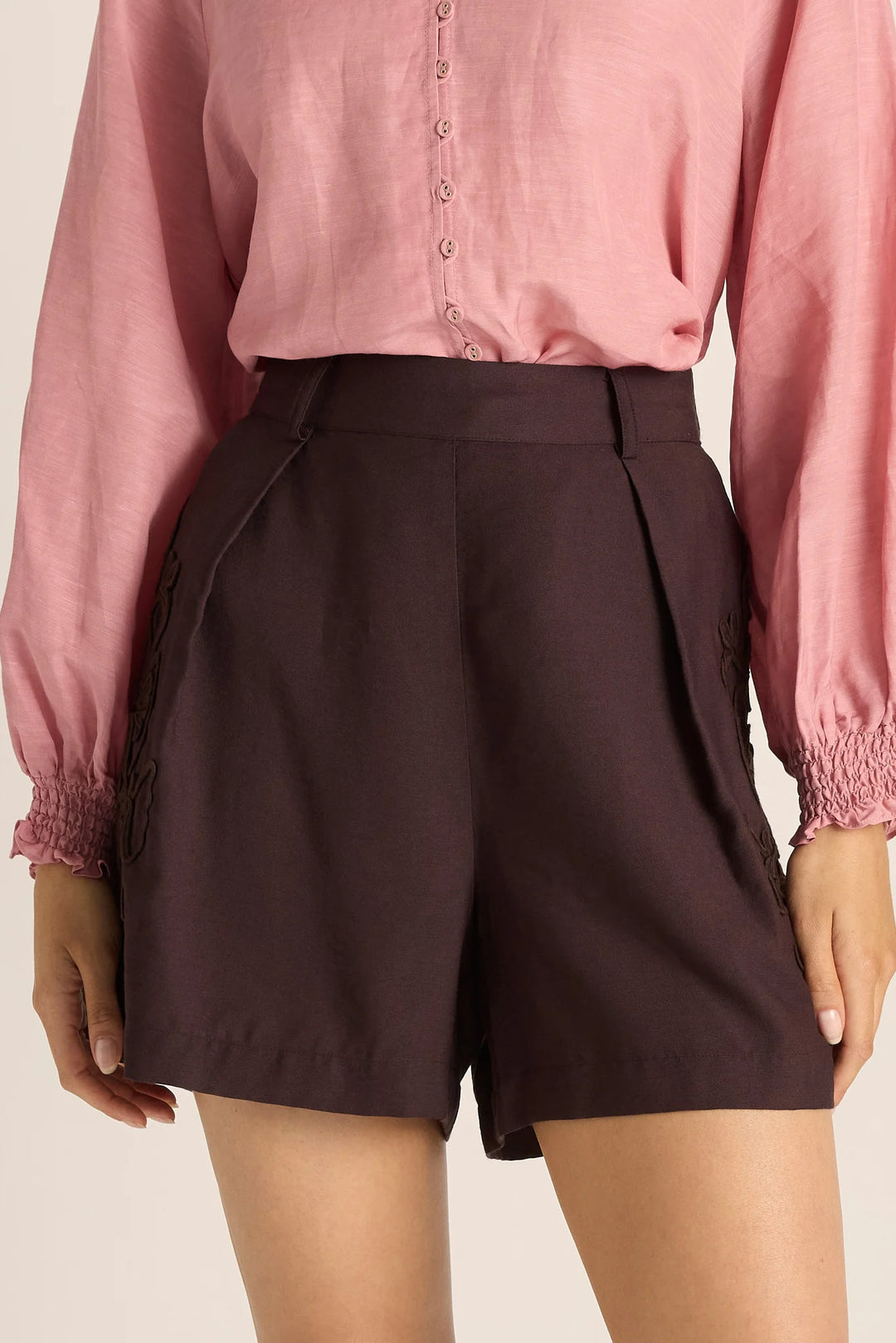 Bronte Embroidered Shorts