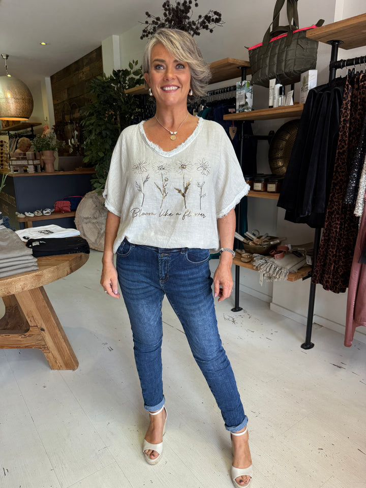 Bloom Linen Tee
