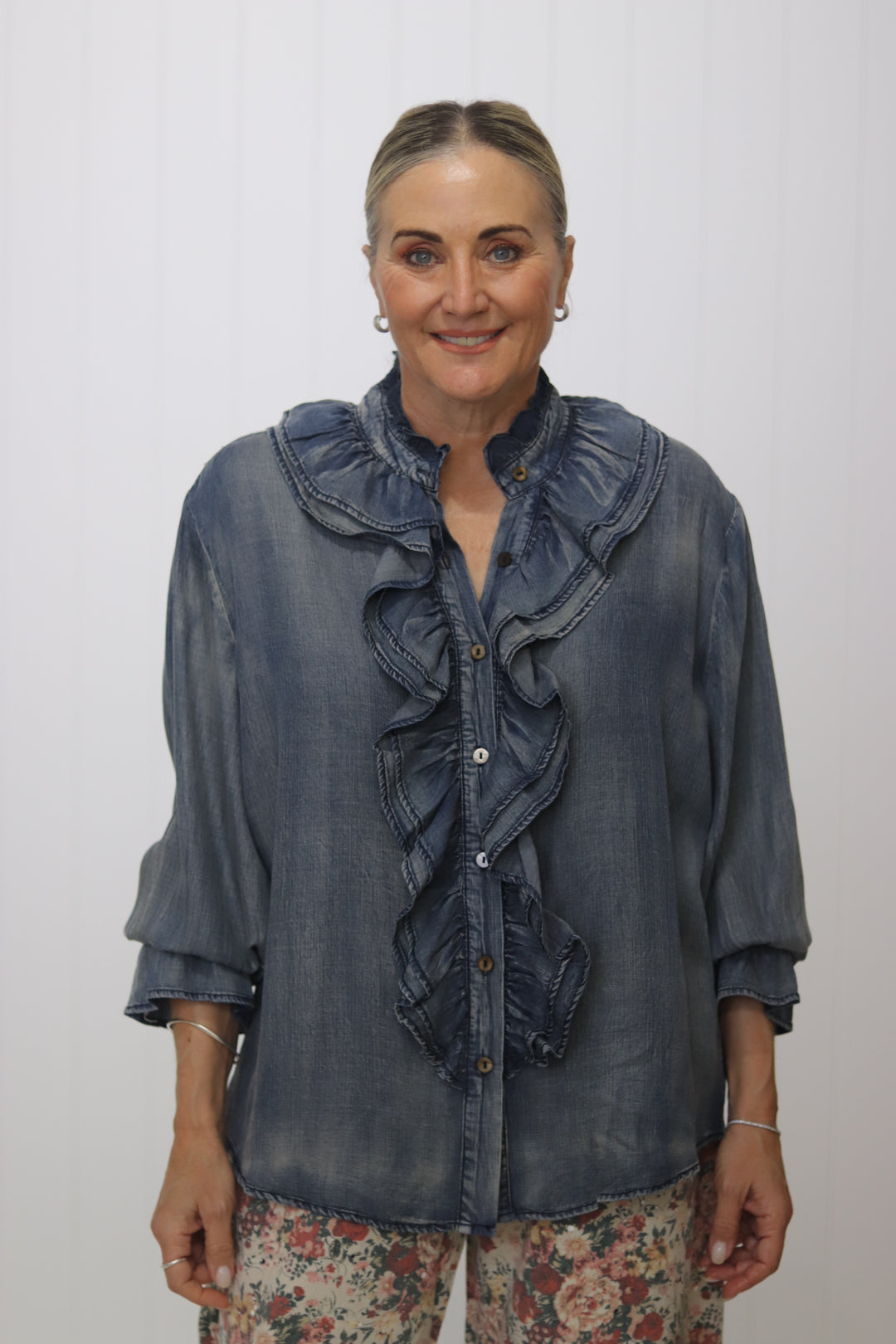Ruffle In Time Shirt