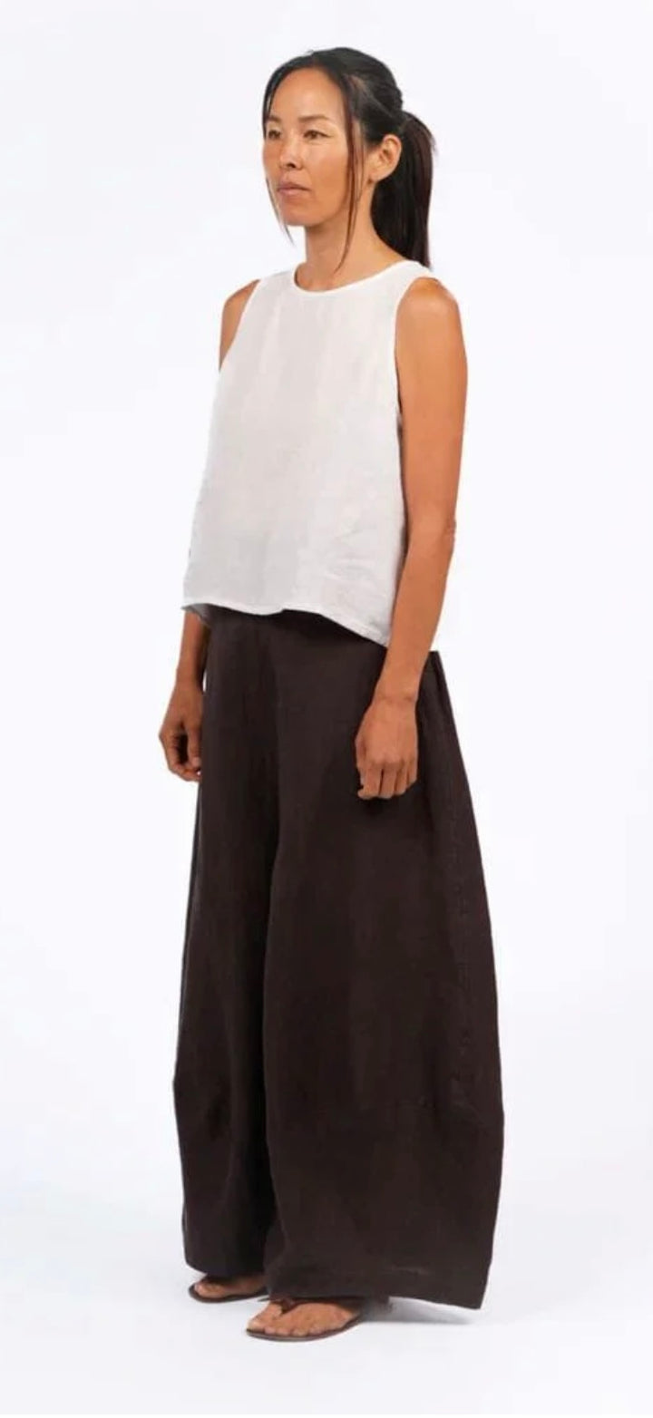 Roland Barrel Linen Pant