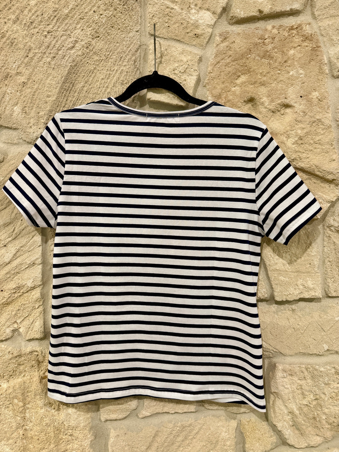 Love Sequin Tee Stripe/Red