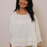 Riley Satin Blend Top