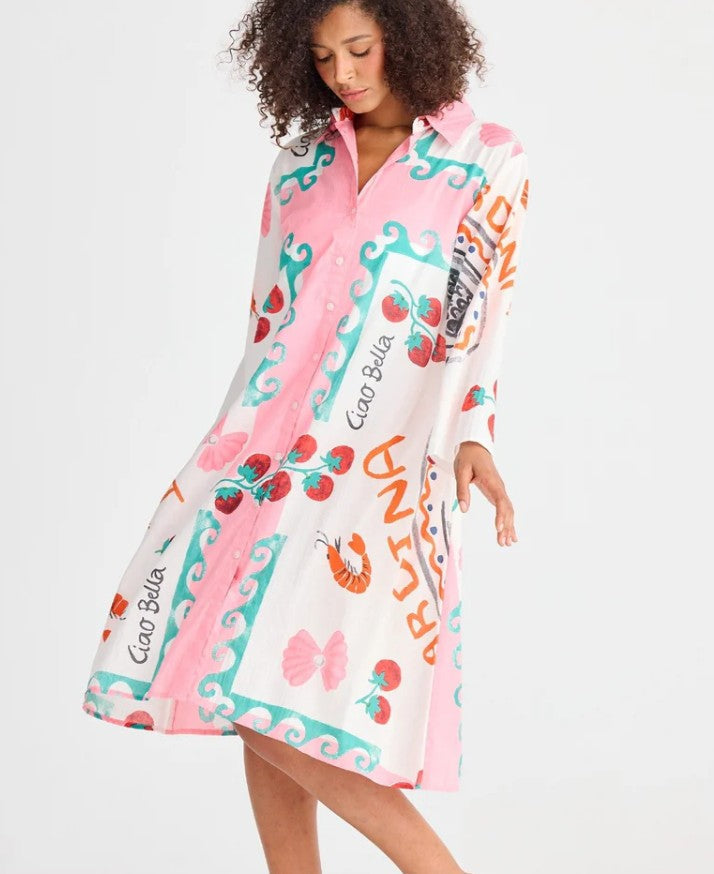 Kendra Shirt Dress Print