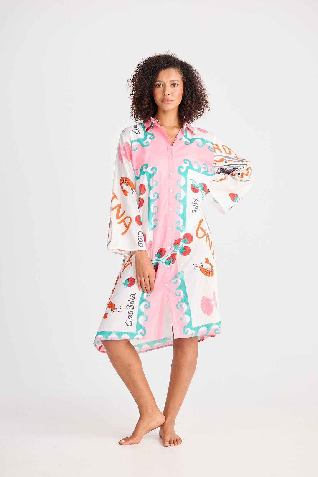 Kendra Shirt Dress Print