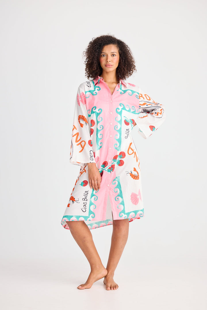 Kendra Shirt Dress Print