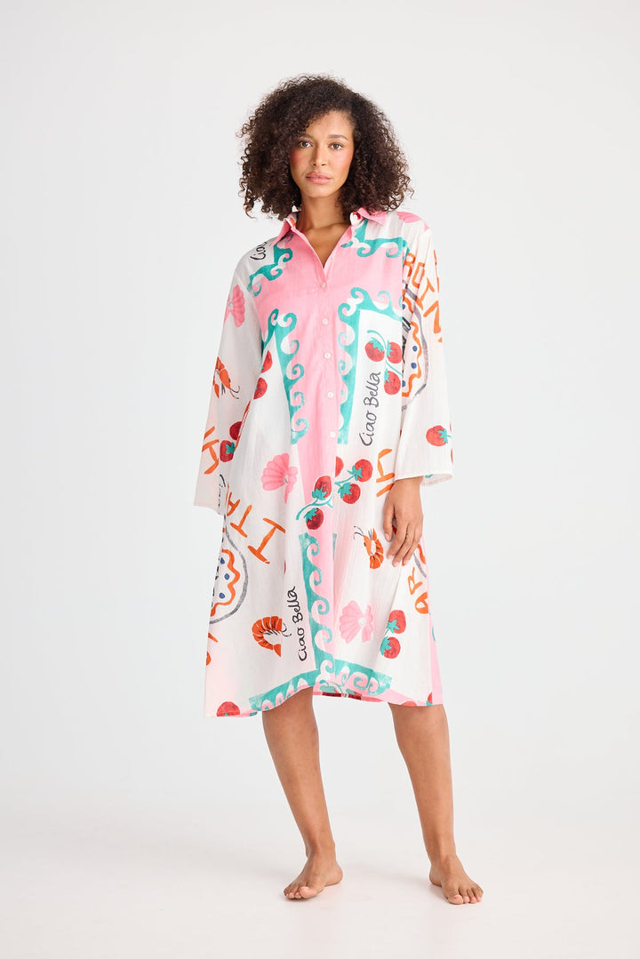 Kendra Shirt Dress Print