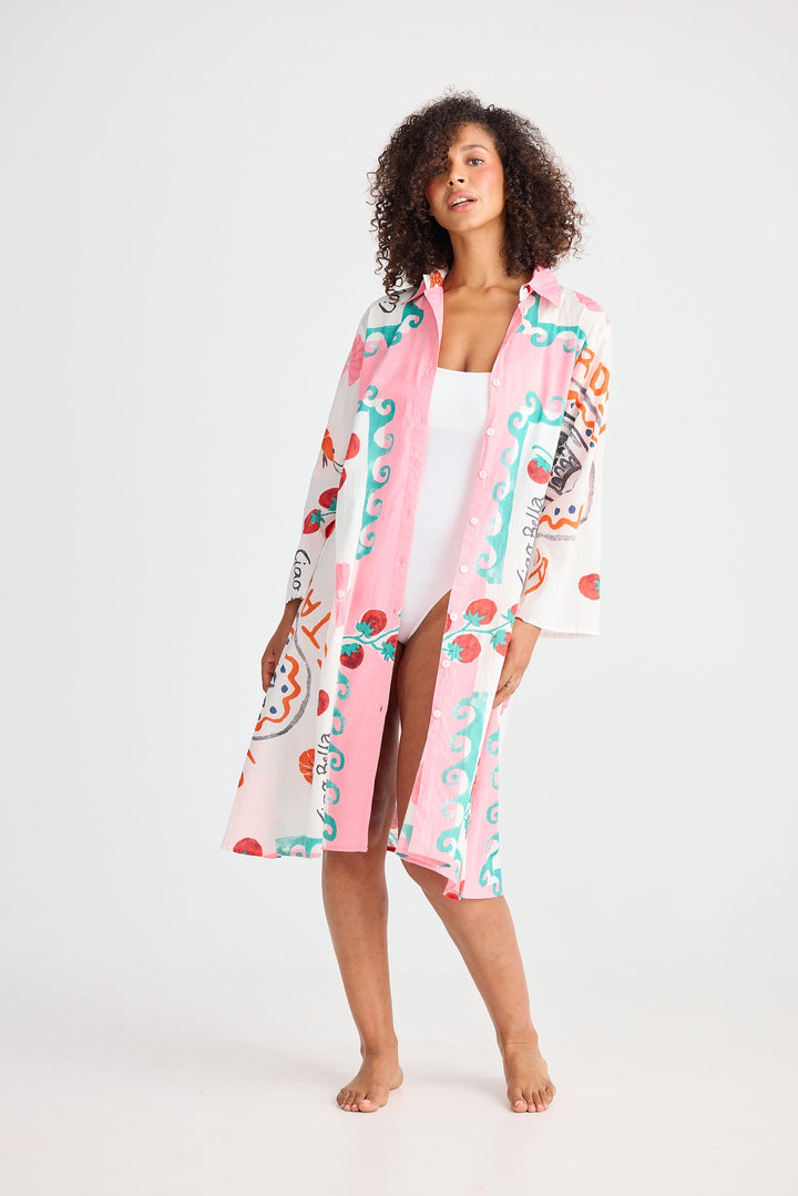 Kendra Shirt Dress Print