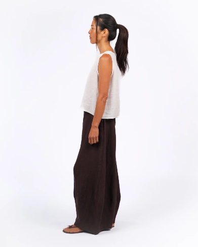 Roland Barrel Linen Pant