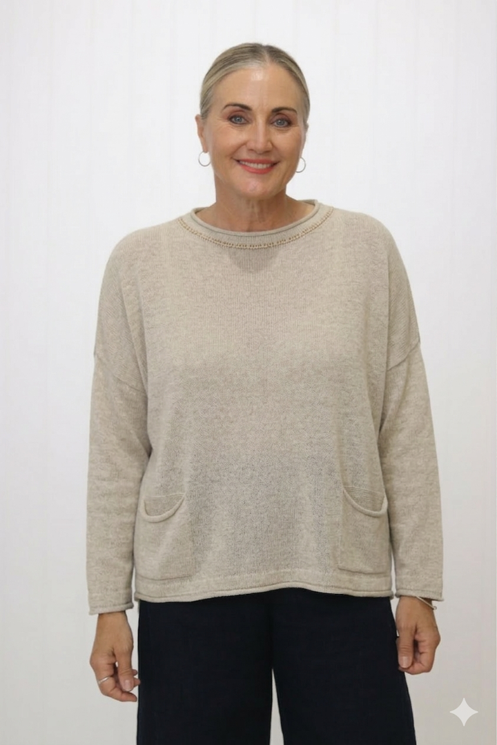 Bella Pocket Knit