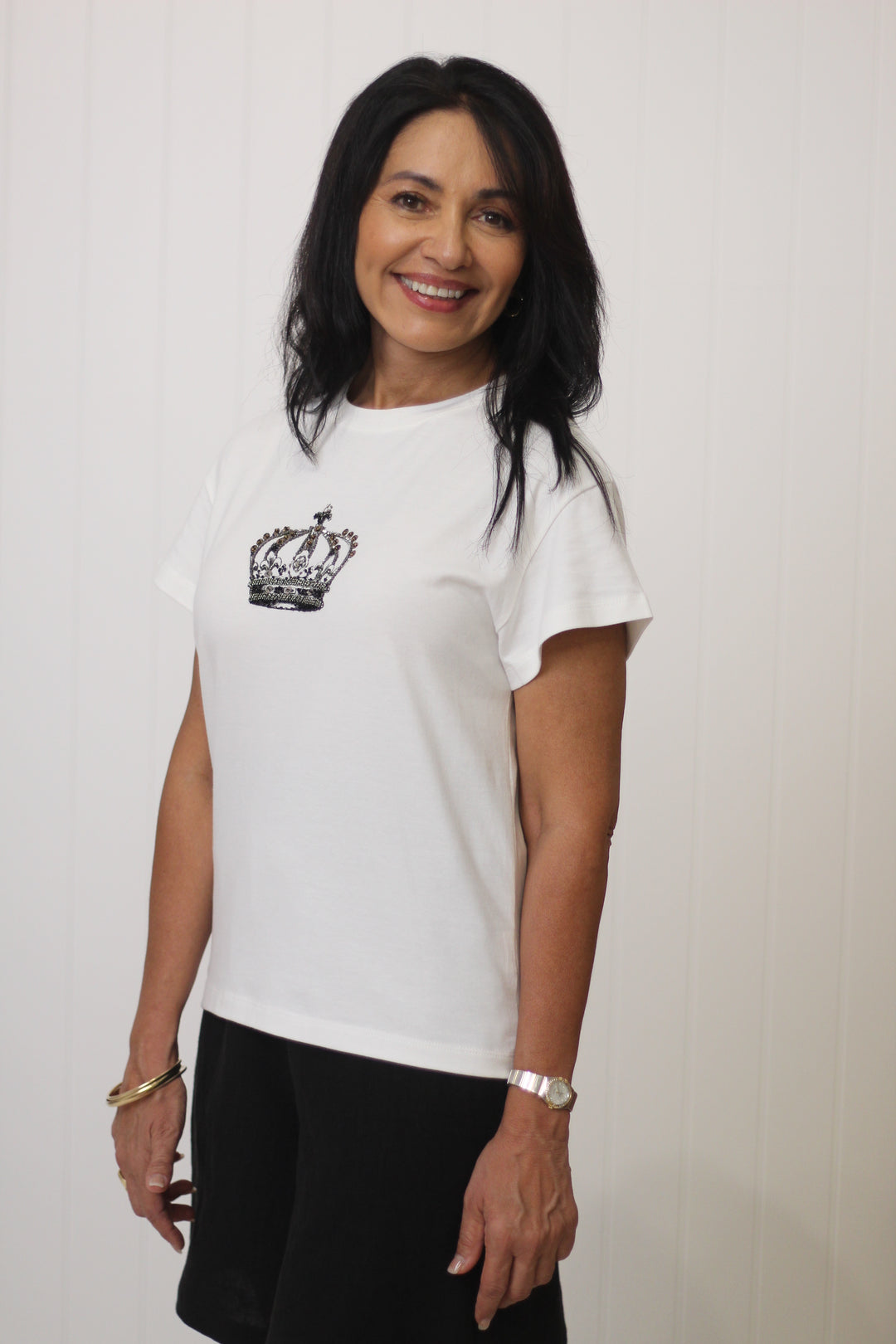 Crown Sequin Tee