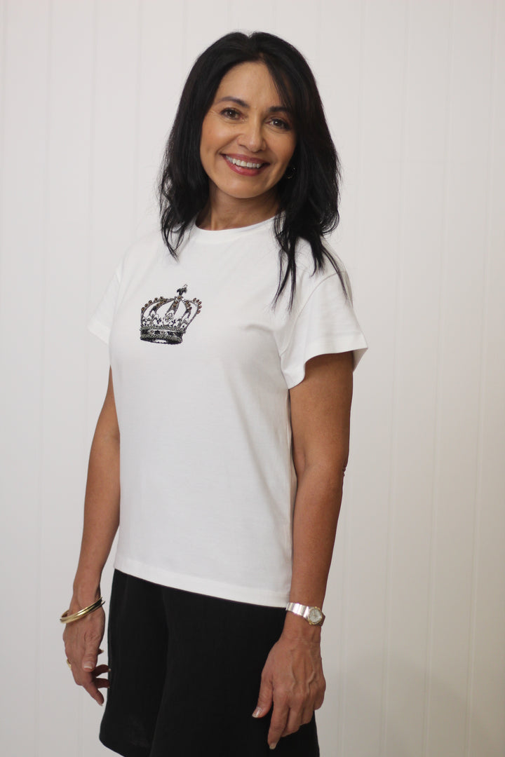 Crown Sequin Tee