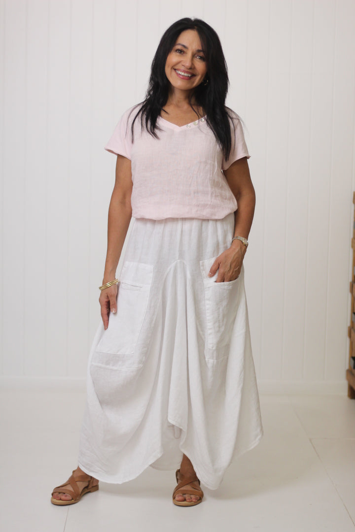 Marinella Skirt White