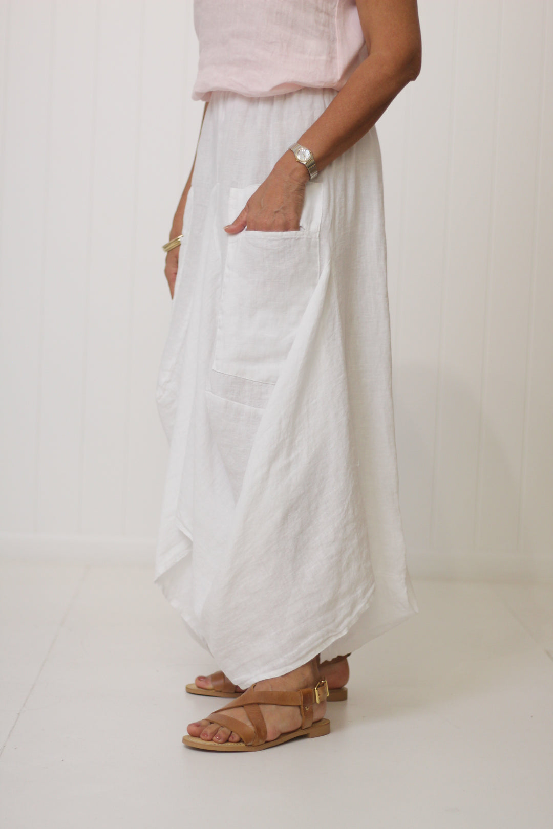 Marinella Skirt White