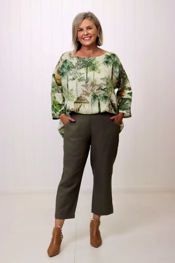 Hinley Top Sleeved Jungle