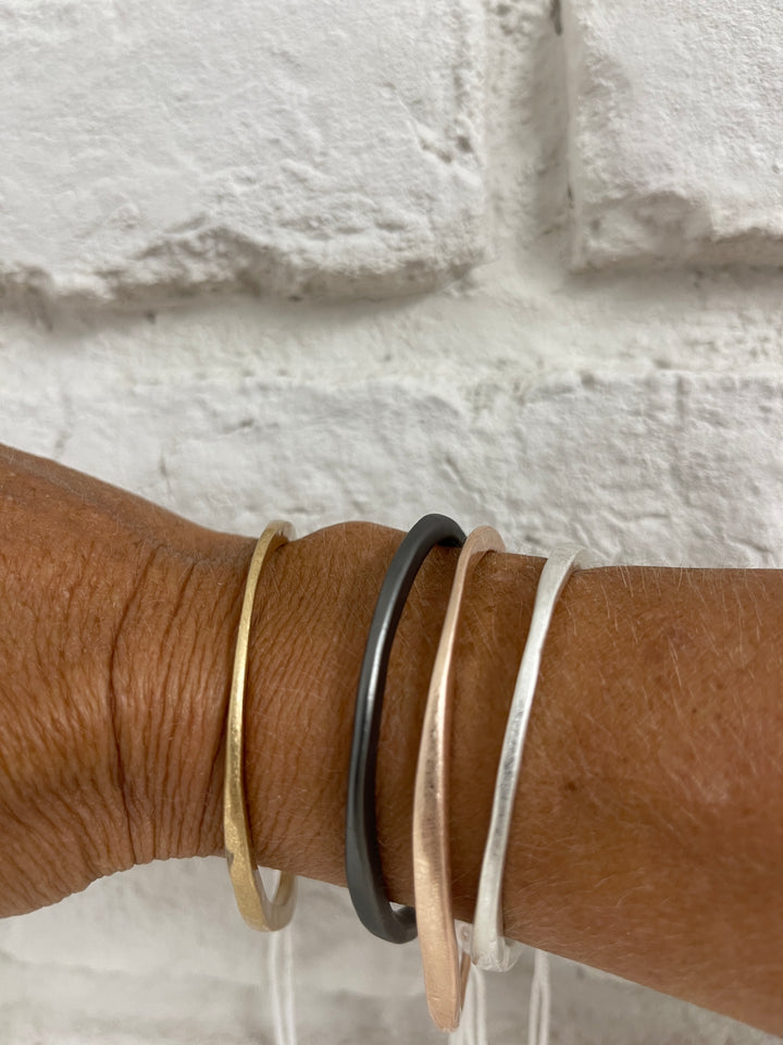Rose Bangle Silver