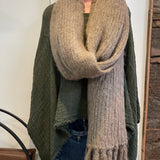 Muffy Mohair Scarf Mocha