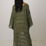 Positano Maxi Sleeved Raw Stripe