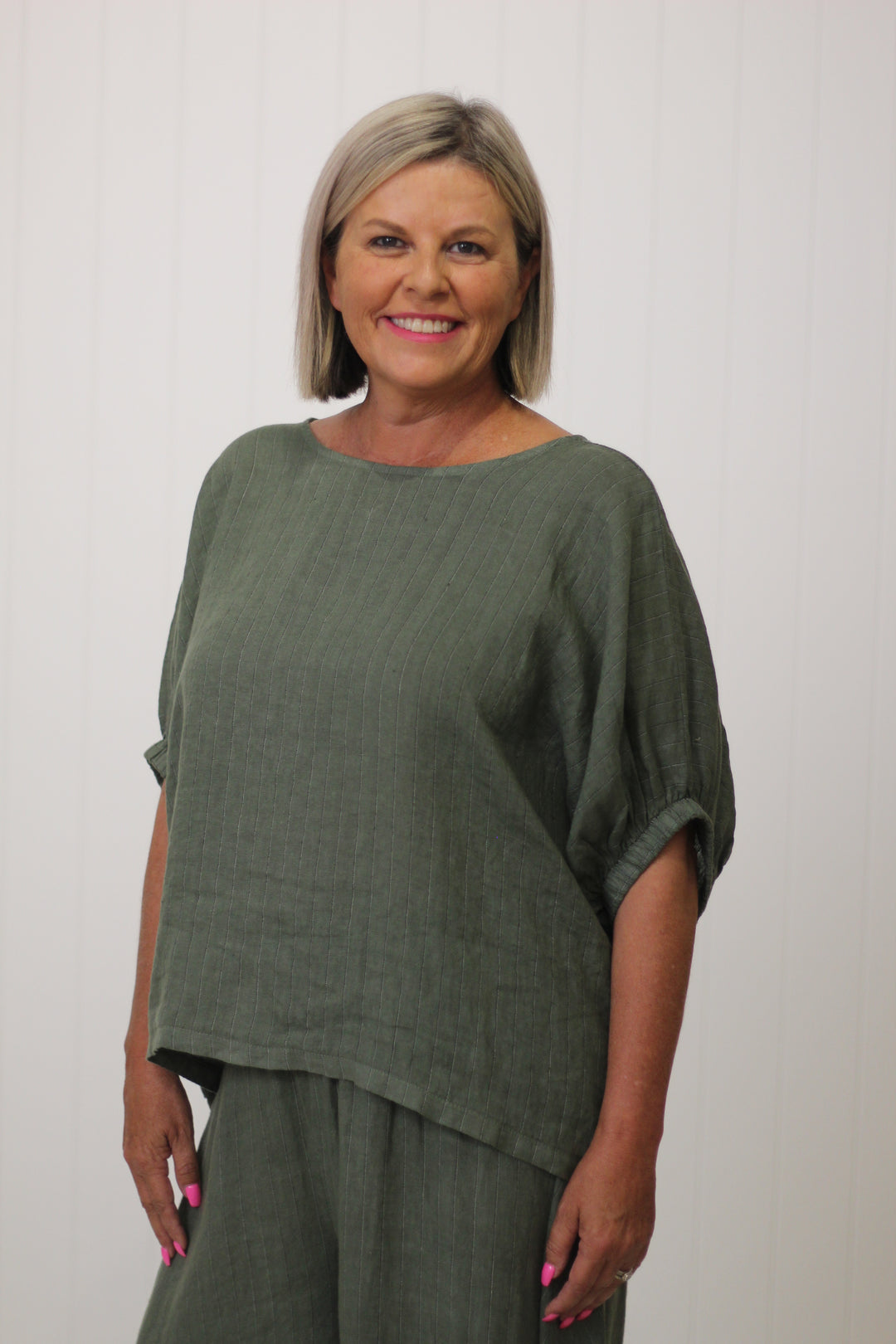 Kristie Top Pin Stripe