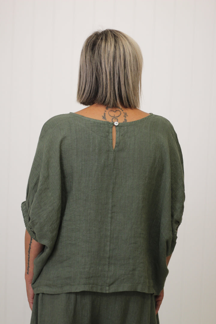 Kristie Top Pin Stripe