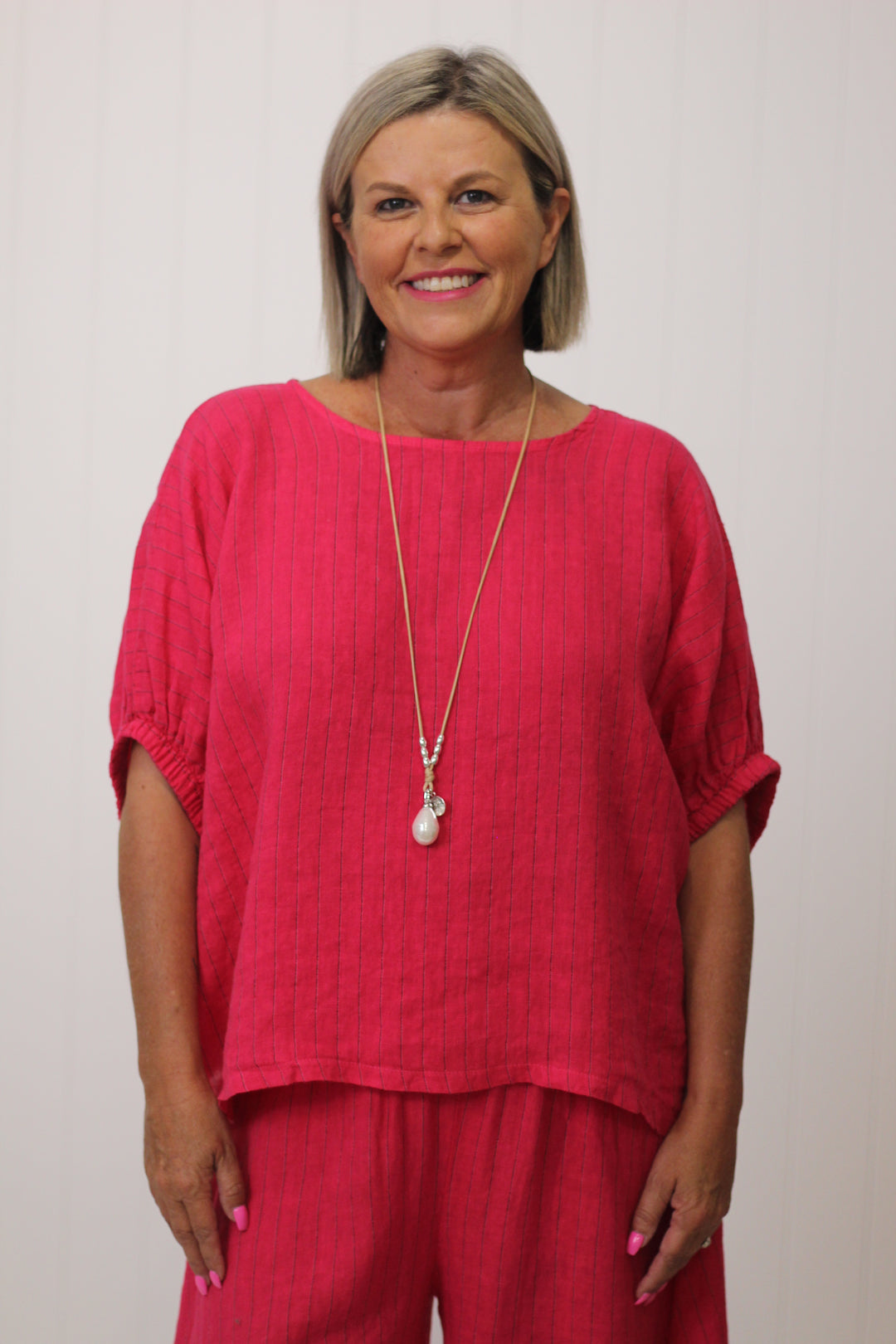 Kristie Top Pin Stripe