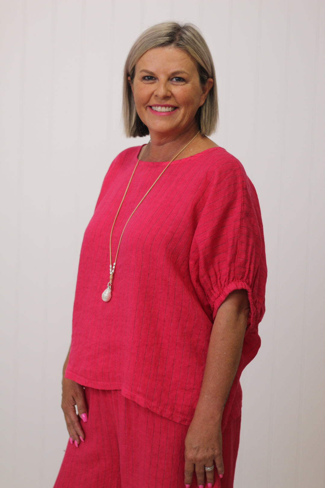 Kristie Top Pin Stripe