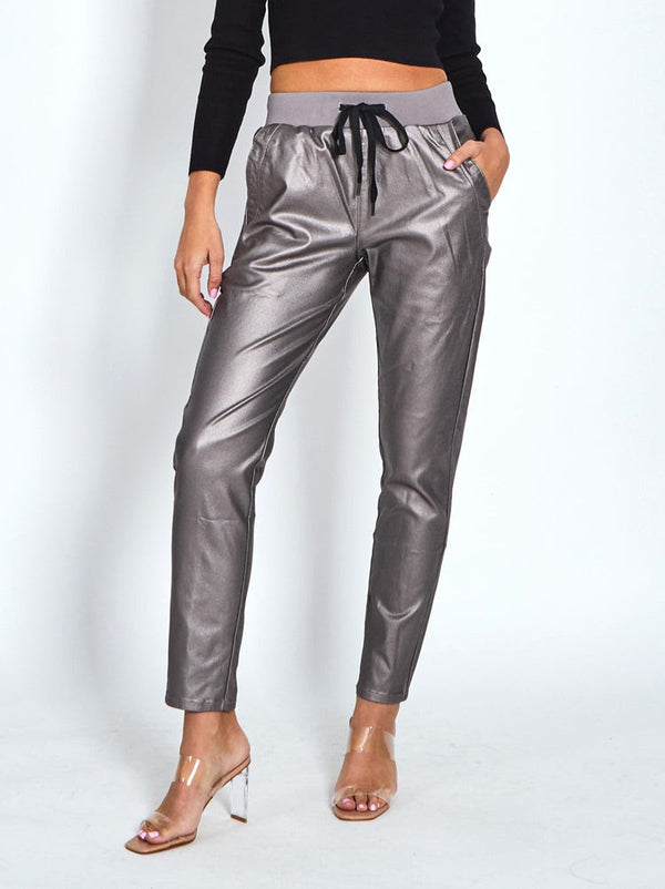Rosie Wax Jogger Pewter