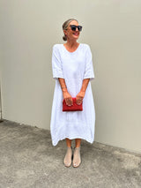Verona Dress White