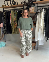 Sammie Pant Khaki Fern