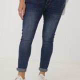 Gemma Stretch Jeans Indigo