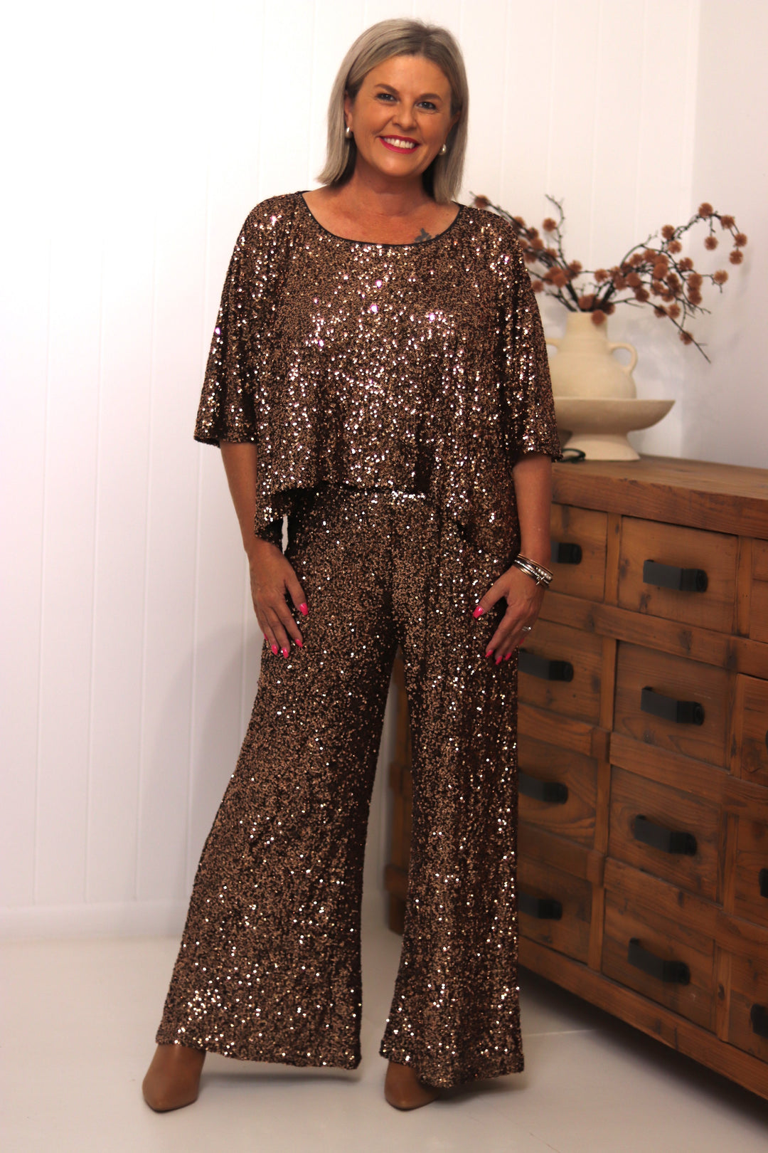 Georgie Sequin Pants