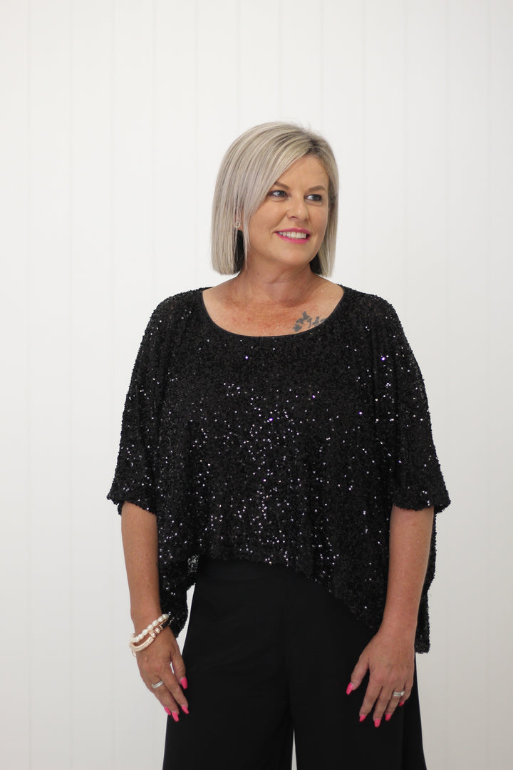 Kaylene Sequin Top