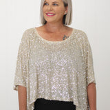 Kaylene Sequin Top