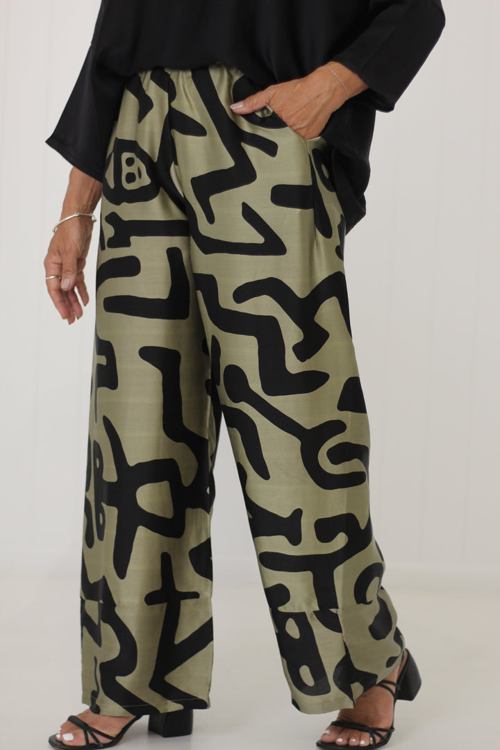 Jack Full Length Silk Pant