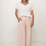 Button Linen Pant