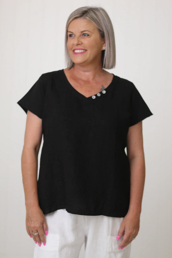 Amalia Top Black